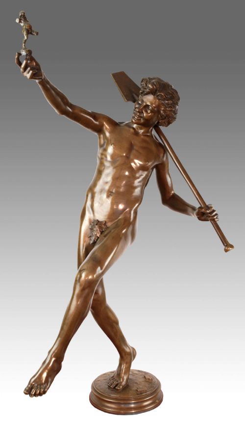 hippolyte alexandre moulins 18321884 bronze - CATEGORY: ANTIQUE SCULPTURES - DATED 19TH CENTURY
