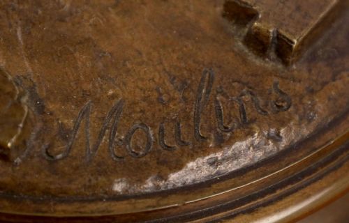HIPPOLYTE ALEXANDRE MOULINS 18321884 BRONZE - ADDITIONAL PHOTO 3