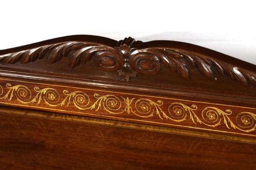 A BEAUTIFUL LATE VICTORIAN MAHOGANY CYLINDER DESK - ADDITIONAL PHOTO 7