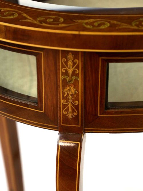 A FINE QUALITY LATE VICTORIAN OVAL BIJOUTERIE TABLE - ADDITIONAL PHOTO 6