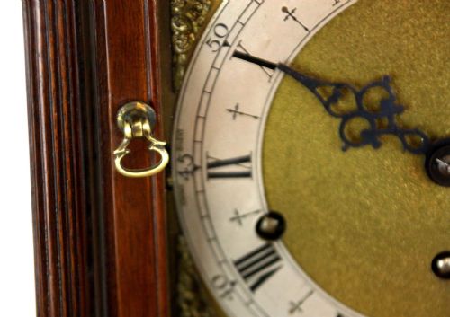 A QUALITY LATE 19TH C MAHOGANY CHIPPENDALE GRAND DAUGHTER CLOCK - ADDITIONAL PHOTO 8