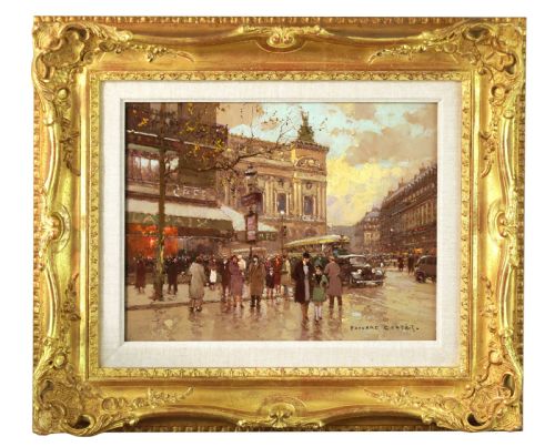 edouard leon cortes 1882 1969 oil on canvas - CATEGORY: ANTIQUE ART - DATED 1920
