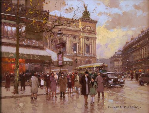 EDOUARD LEON CORTES 1882 1969 OIL ON CANVAS - ADDITIONAL PHOTO 4