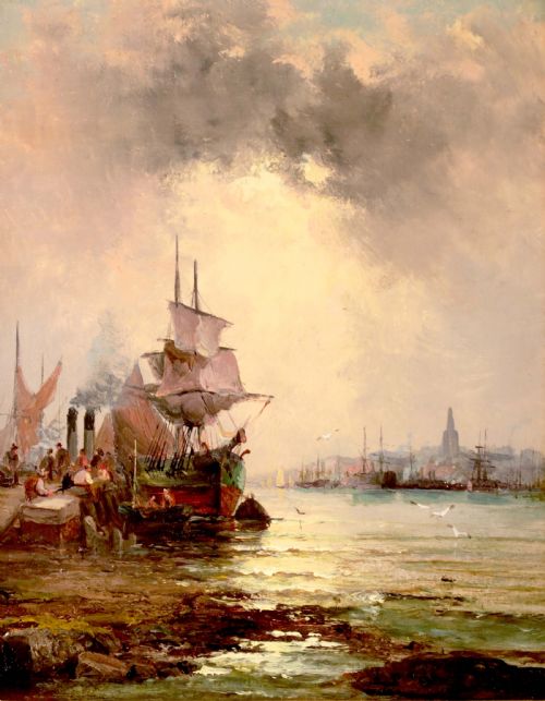 WILLIAM THORNLEY 18571935 PAIR OF OILS ON CANVAS - ADDITIONAL PHOTO 4