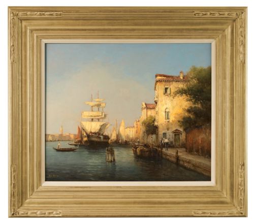 marc aldine 18701955 oil on canvas - CATEGORY: ANTIQUE ART - DATED 1900