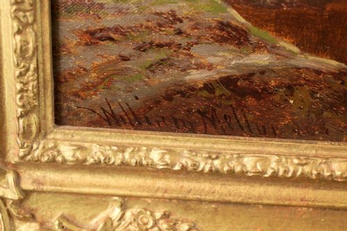 WILLIAM MELLOR 1851 1931 OIL ON CANVAS - ADDITIONAL PHOTO 4