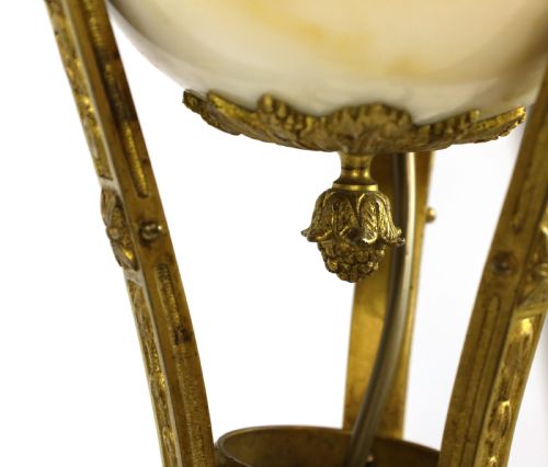 A FINE PAIR OF FRENCH ORMOLU MARBLE TABLE LAMPS - ADDITIONAL PHOTO 3