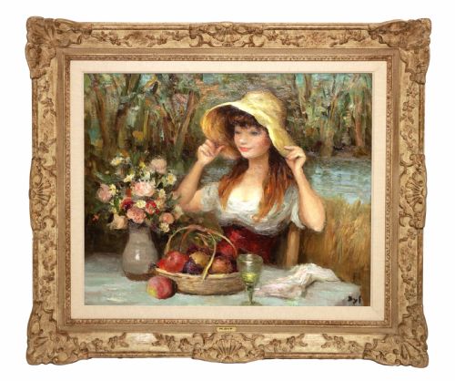 marcel dyf 1899 1985 oil on canvas - CATEGORY: ANTIQUE ART - DATED 1930
