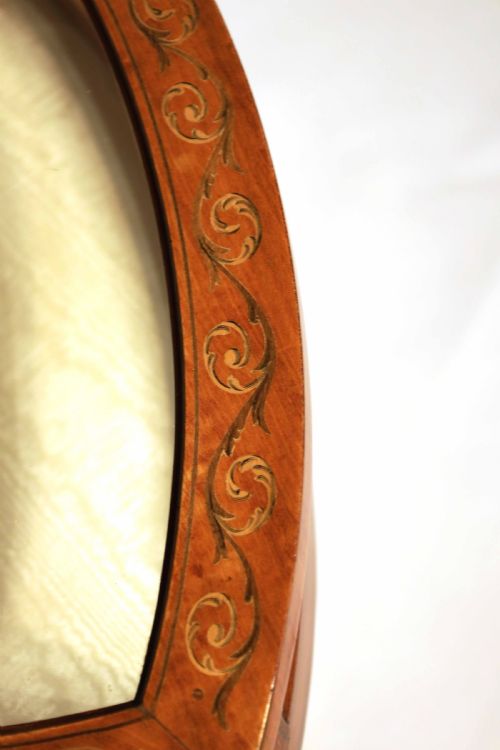 A BEAUTIFUL VICTORIAN MAHOGANY HEARTSHAPED BIJOUTERIE TABLE - ADDITIONAL PHOTO 2