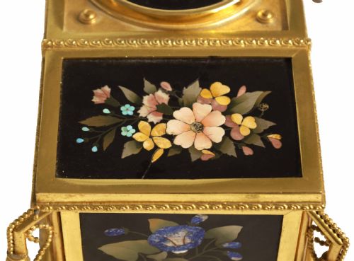 A FINE QUALITY 19TH CENTURY FLORENTINE PIETRA DURA JEWELLERY CASKET - ADDITIONAL PHOTO 1