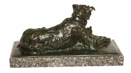 CHARLES PAILLET 18711937 A FINE PATINATED FRENCH BRONZE SCULPTURE - ADDITIONAL PHOTO 4