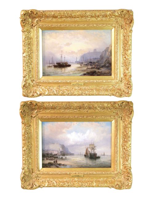 william thornley 18571935 a pair of oils on canvas - CATEGORY: ANTIQUE ART - DATED 19TH CENTURY