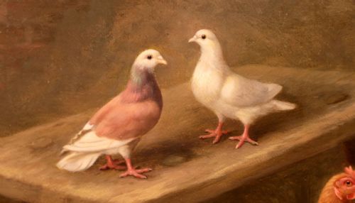 EDGAR HUNT 1876 1953 OIL ON CANVAS - ADDITIONAL PHOTO 3