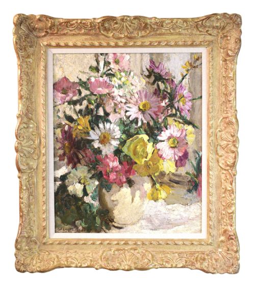 dorothea sharp 18741955 oil on canvas - CATEGORY: ANTIQUE ART - DATED 1910