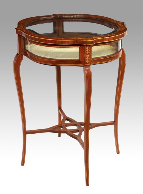 a fine quality late victorian oval bijouterie table - CATEGORY: ANTIQUE TABLES - DATED VICTORIAN