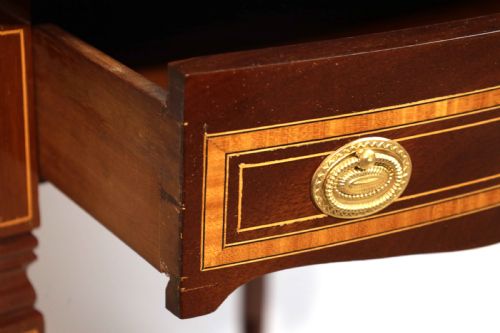 THE QUALITY EDWARDIAN MAHOGANY INLAID PEMBROKE TABLE - ADDITIONAL PHOTO 3