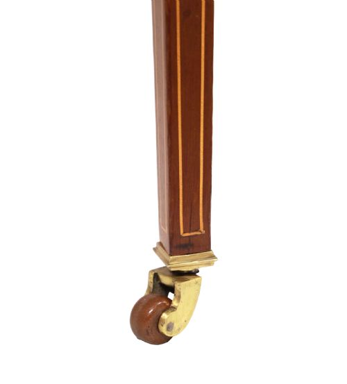 THE QUALITY EDWARDIAN MAHOGANY INLAID PEMBROKE TABLE - ADDITIONAL PHOTO 4