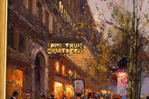 EDOUARD LEON CORTES 1882 1969 OIL ON CANVAS - ADDITIONAL PHOTO 2