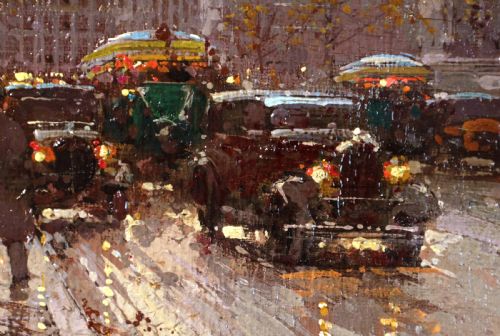 EDOUARD LEON CORTES 1882 1969 OIL ON CANVAS - ADDITIONAL PHOTO 2
