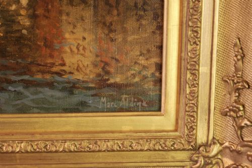 MARC ALDINE 18701955 OIL ON CANVAS ANTOINE BOUVARD SENIOR - ADDITIONAL PHOTO 4