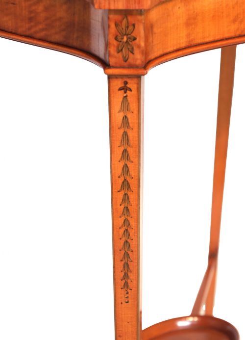 THE QUALITY EDWARDIAN SATINWOOD INLAID SIDE TABLE - ADDITIONAL PHOTO 3