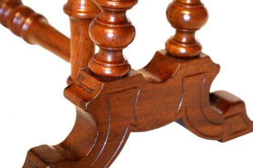 A FINE QUALITY VICTORIAN BURR WALNUT INLAID BABY SUTHERLAND TABLE - ADDITIONAL PHOTO 4