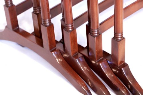 A LATE VICTORIAN MAHOGANY INLAID QUARTETTO NEST OF TABLES - ADDITIONAL PHOTO 3