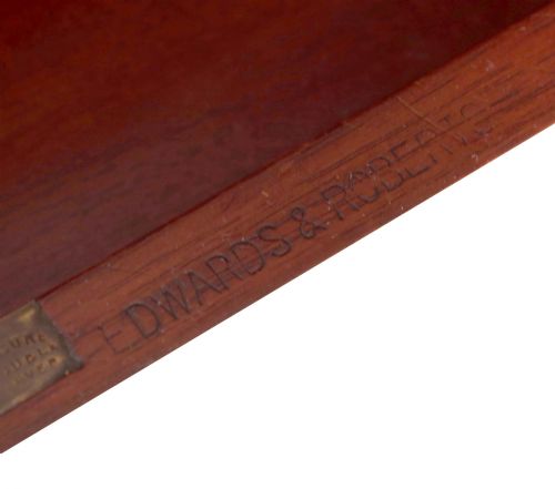 A QUALITY LATE VICTORIAN MAHOGANY INLAID CYLINDER DESK - ADDITIONAL PHOTO 6