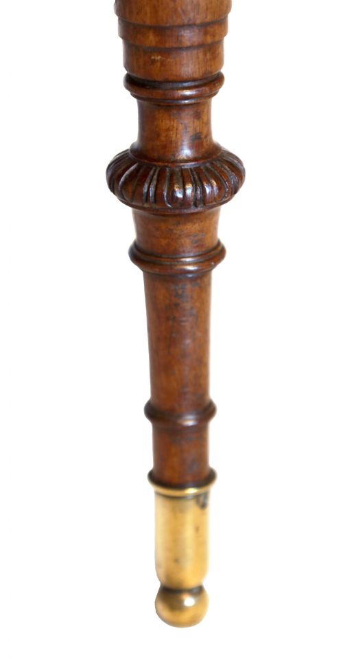 A FINE VICTORIAN MAHOGANY CARVED AND INLAID SIDE TABLE - ADDITIONAL PHOTO 5