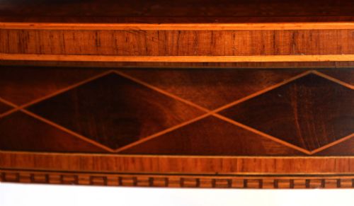 A FINE VICTORIAN MAHOGANY CARVED AND INLAID SIDE TABLE - ADDITIONAL PHOTO 6