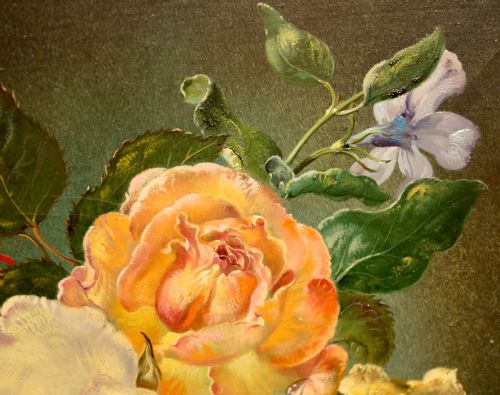 CECIL KENNEDY 1905 1997 A PAIR OF FLORAL STILL LIFE PAINTINGS - ADDITIONAL PHOTO 3