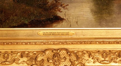 WILLIAM MELLOR 1851 1931 OIL ON CANVAS - ADDITIONAL PHOTO 1