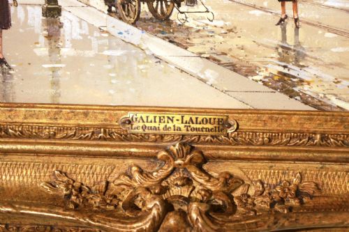 EUGNE GALIENLALOUE 1854 1941 GOUACHE ON PAPER - ADDITIONAL PHOTO 3
