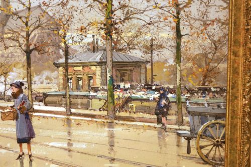 EUGNE GALIENLALOUE 1854 1941 GOUACHE ON PAPER - ADDITIONAL PHOTO 4