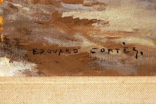 DOUARD CORTS 1882 1969 OIL ON CANVAS - ADDITIONAL PHOTO 3