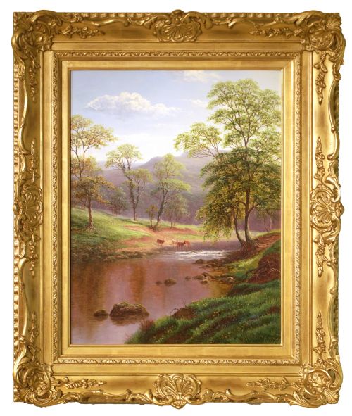 WILLIAM MELLOR 1851 1931 OIL ON CANVAS - ADDITIONAL PHOTO 1