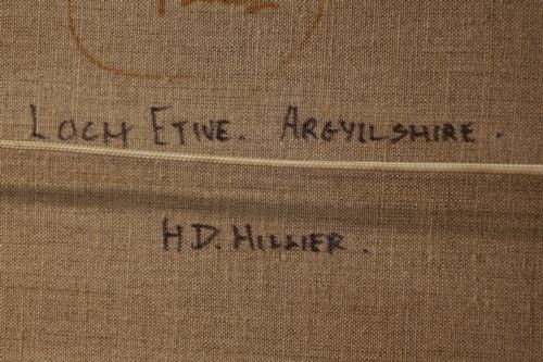 HENRY H PARKER 1858 1930 SIGNED H D HILLIER OIL ON CANVAS - ADDITIONAL PHOTO 4