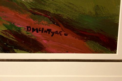 DONALD MCINTYRE 1923 2009 OIL ON BOARD - ADDITIONAL PHOTO 2