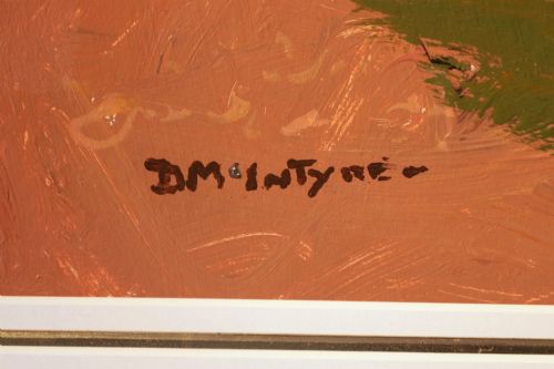 DONALD MCINTYRE 19232009 OIL ON CANVAS - ADDITIONAL PHOTO 2