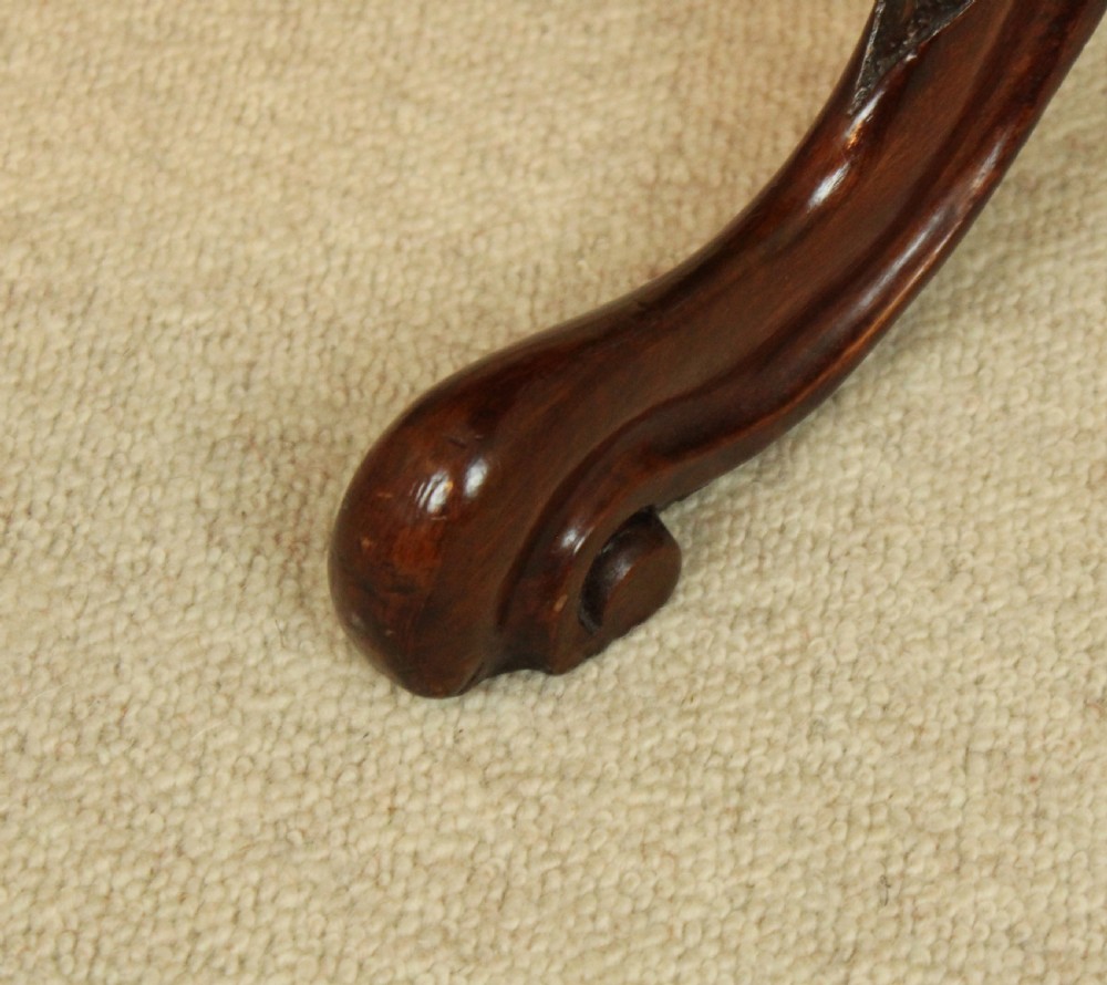 A Fine Victorian Burr Walnut Inlaid Oval Tripod Table View V
