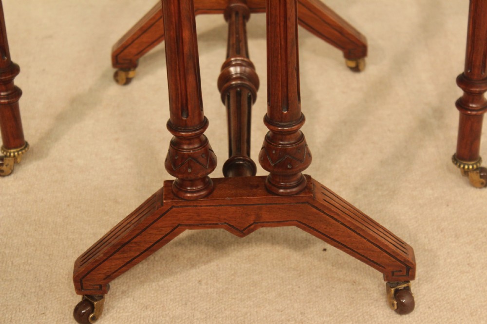 A Stunning Victorian Thuya and Burr Walnut Inlaid Aesthetical Baby Sutherland Table View II