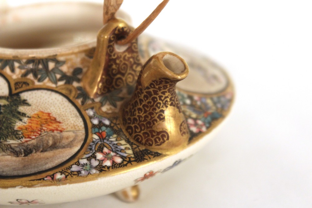 A Good Japanese Meiji Period Satsuma Kettle View V