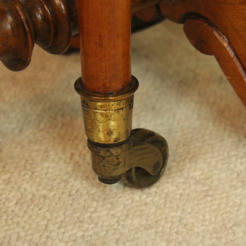 A Superb Victorian Burr Walnut D-Ended Baby Sutherland Table View VI