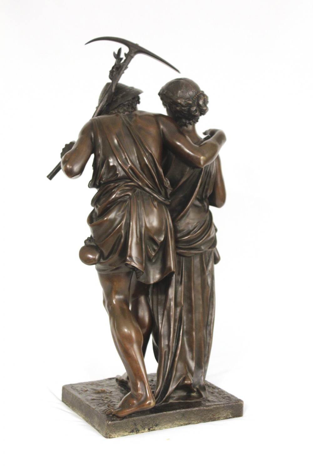 Henri Etienne Dumaige (1830-1888) A Good Late 19th C French Large Bronze 
