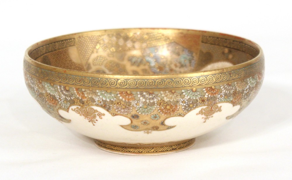An Exceptional Japanese Meiji Period Satsuma Bowl