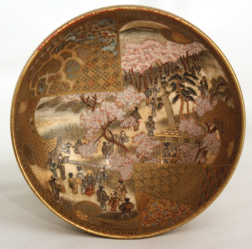 An Exceptional Japanese Meiji Period Satsuma Bowl View II