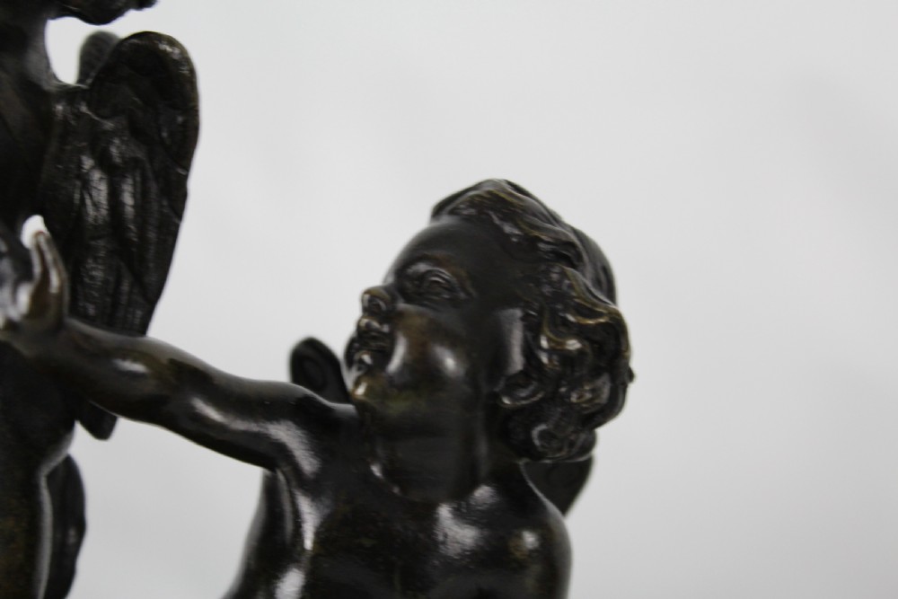 A Pair Of 19th Century French Bronze Figures Of Cherub Farmers View IV