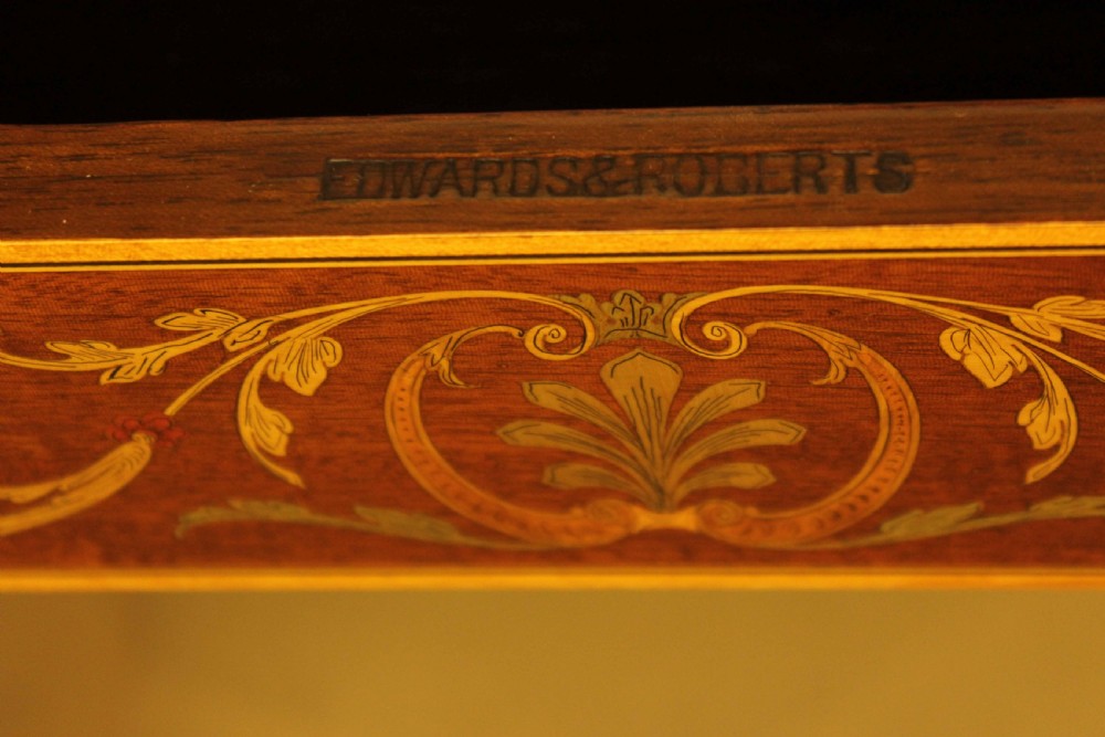 The Quality Late Victorian Mahogany Inlaid Display Cabinet View III