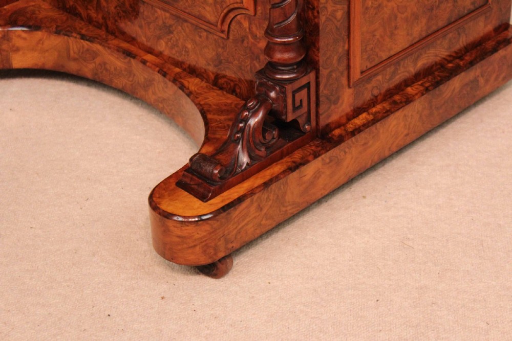 A Fine Burr Walnut Victorian Piano top 