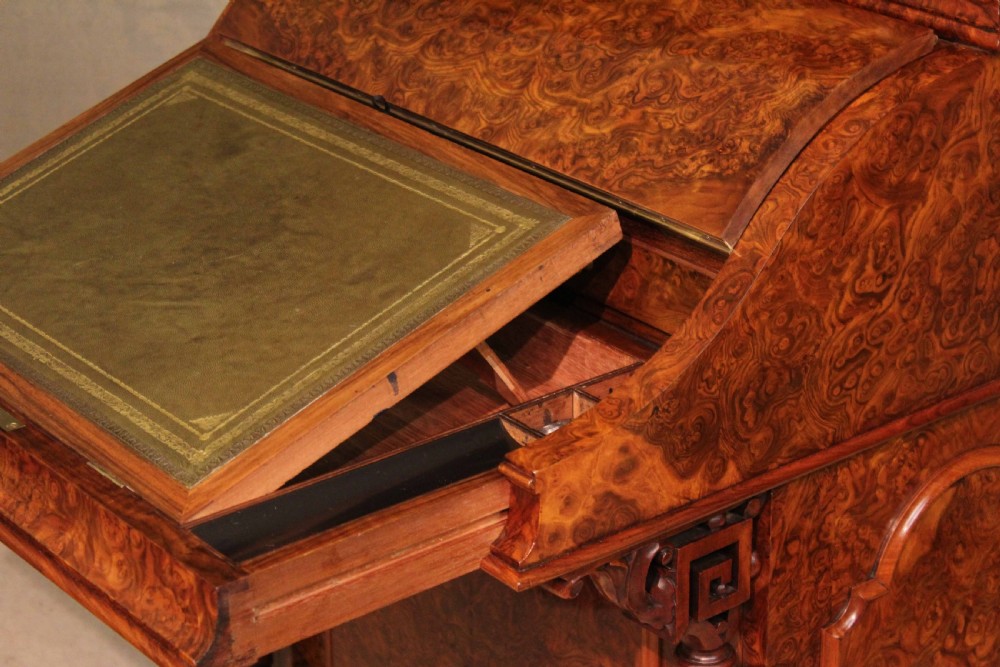 A Fine Burr Walnut Victorian Piano top 